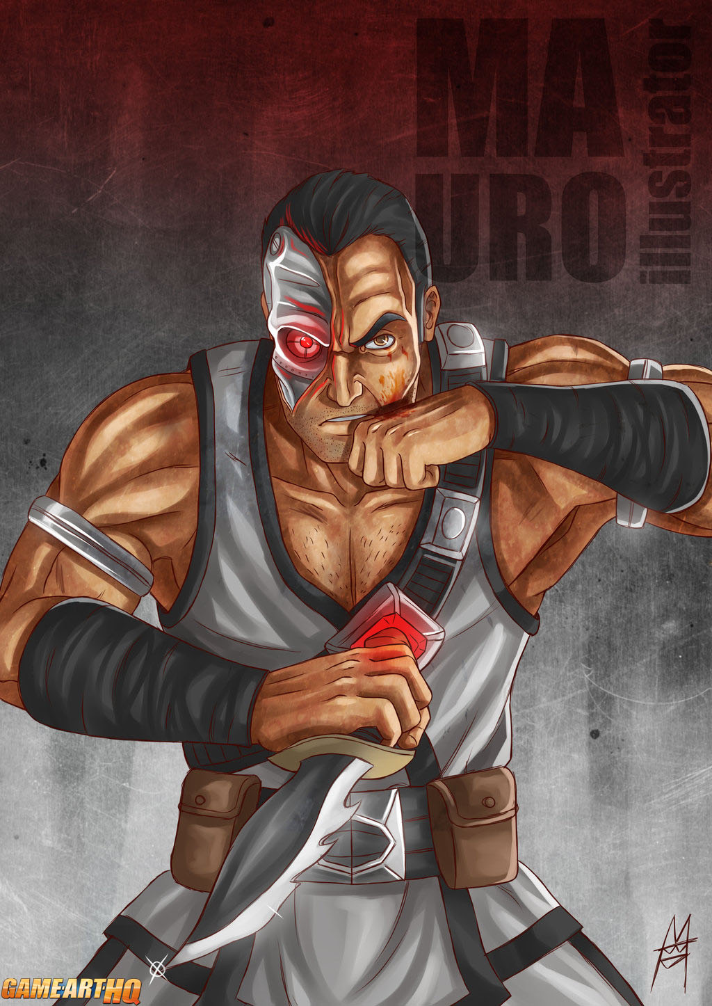 MK Art Tribute: Kano from Mortal Kombat