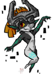 Midna in the Zelda Wind Waker Art Style by Malfey