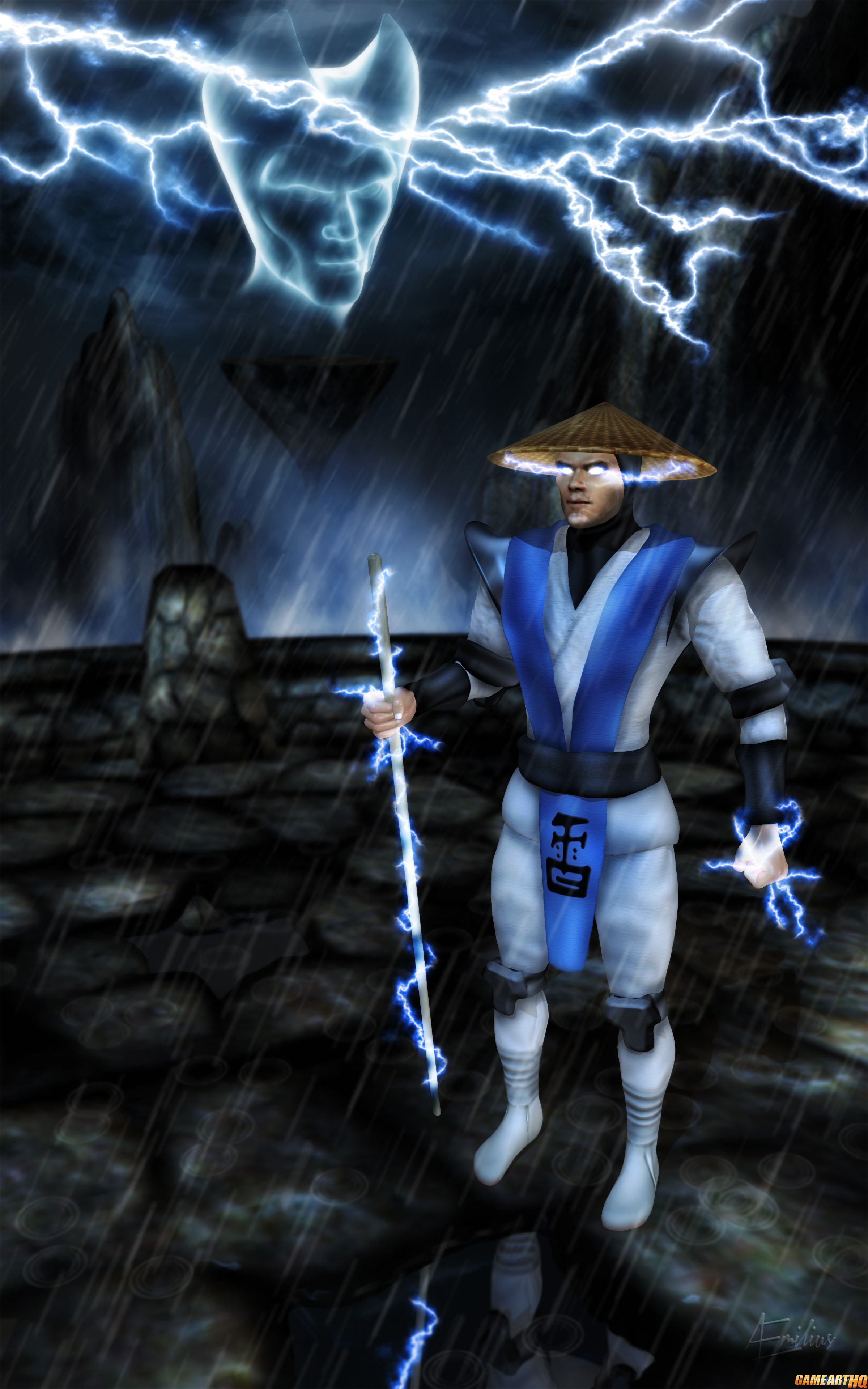 Mortal Kombat 4 - Raiden Playthrough + BIO & Ending 